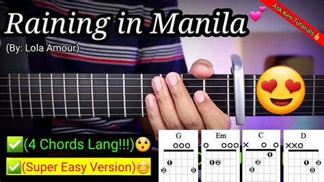 raining in manila chords|Raining In Manila Chords .